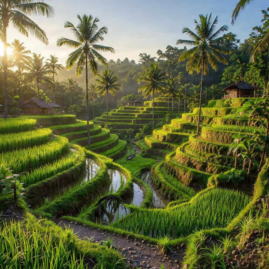 Ubud rice terraces in Bali